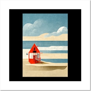 Beach Lifeguard Posters and Art